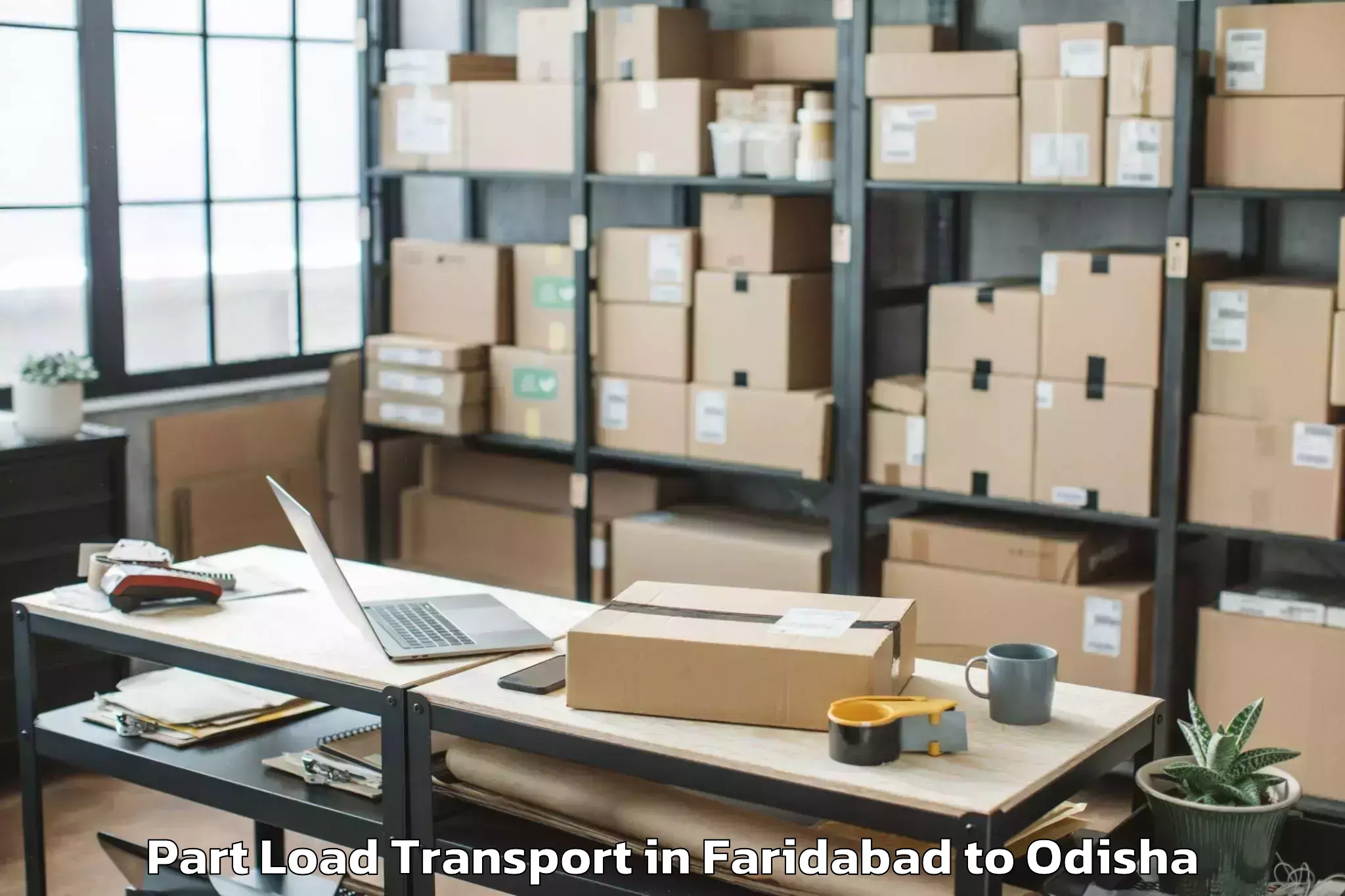 Easy Faridabad to Balangir Part Load Transport Booking